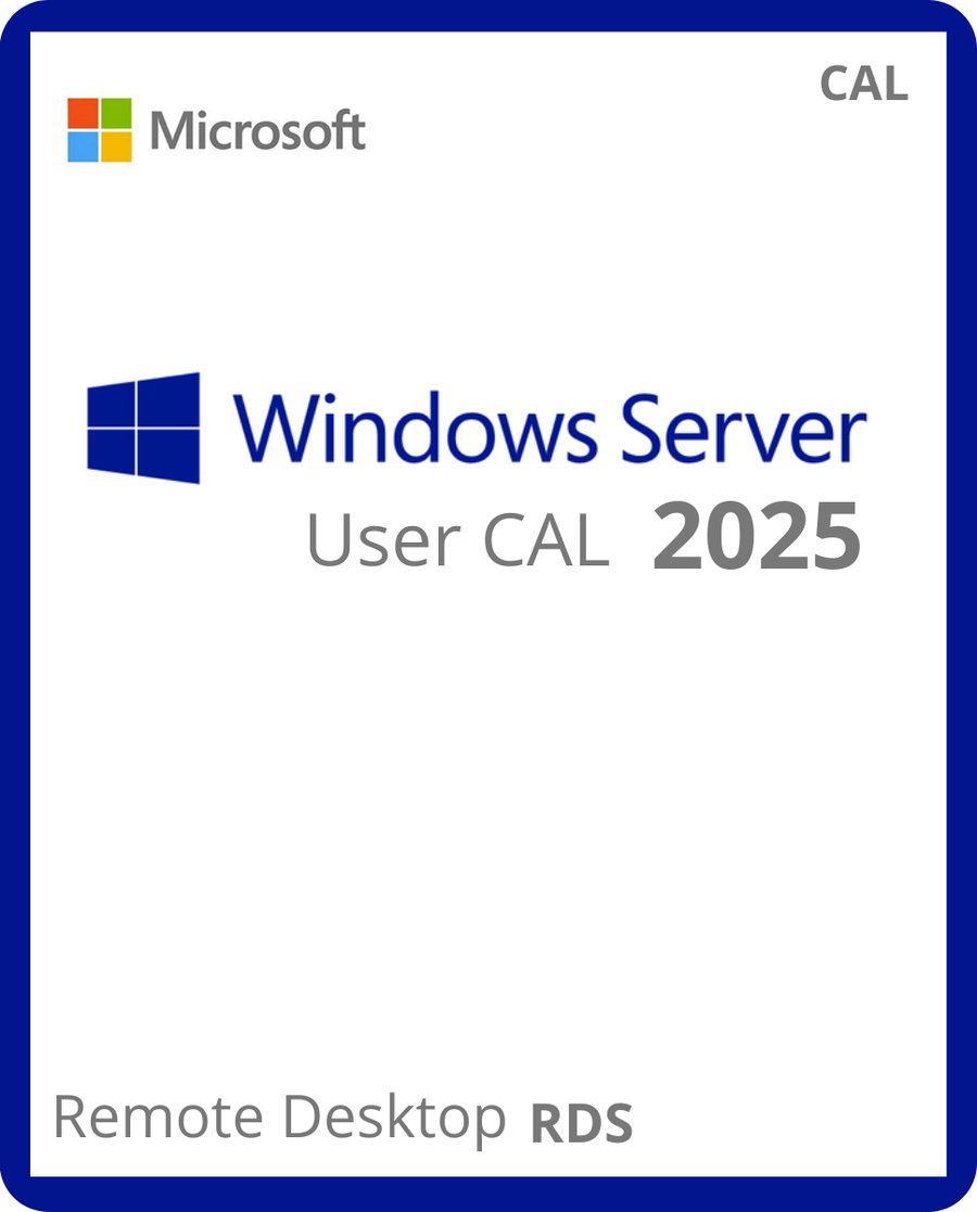 Microsoft Win Server 2025 - User Cal RDS