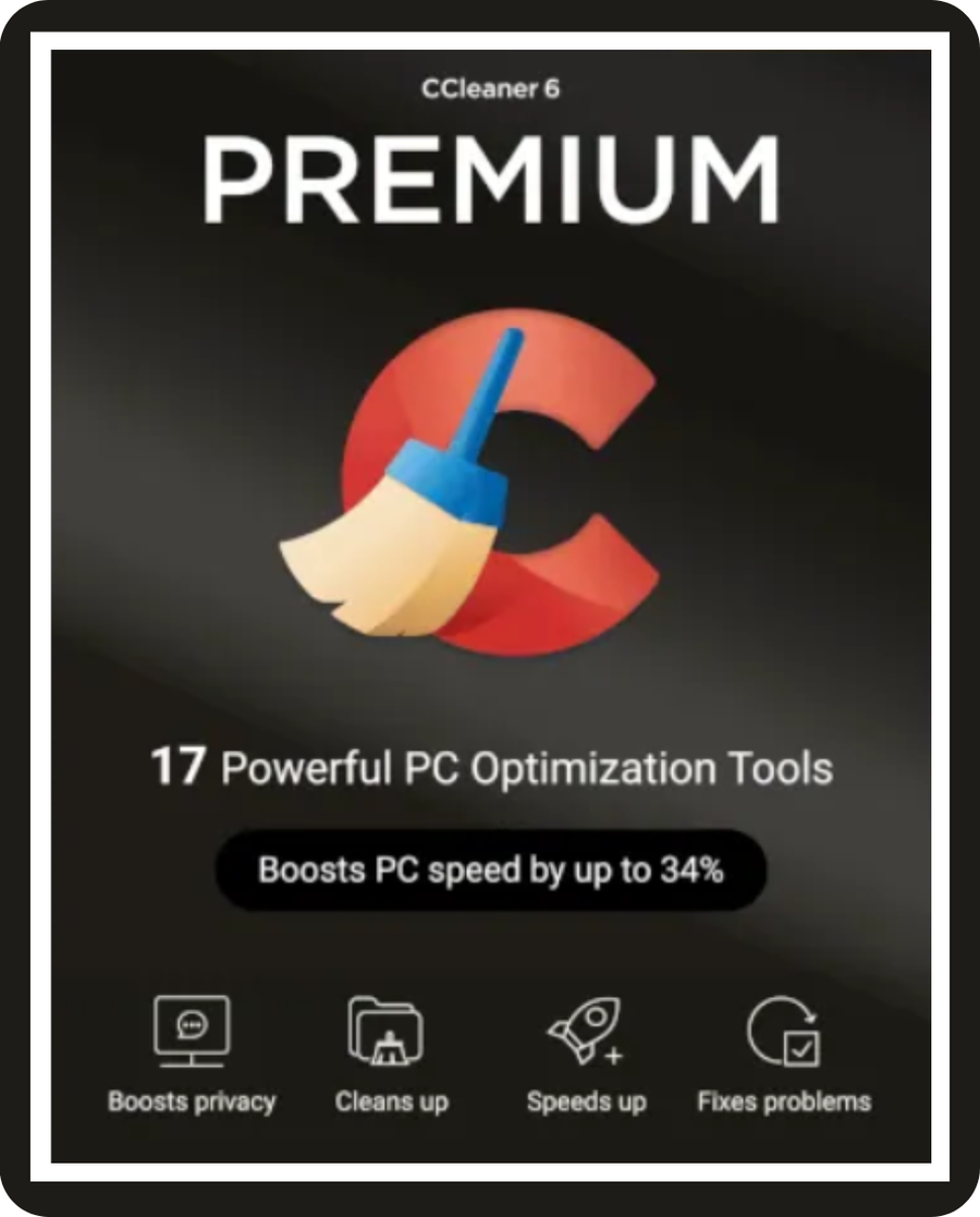 CCleaner Premium - 5PC 1Y
