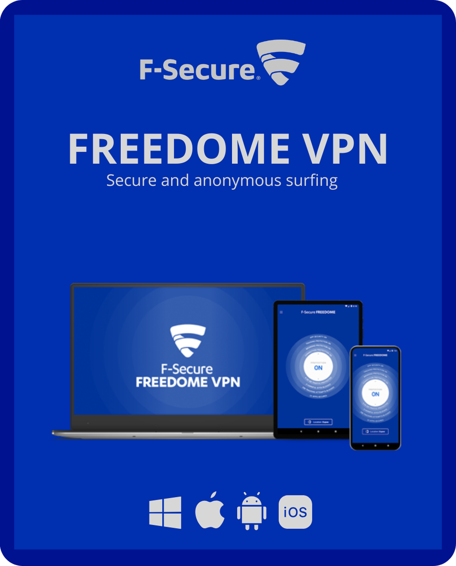 F-Secure Freedome VPN - 3PC 1Y