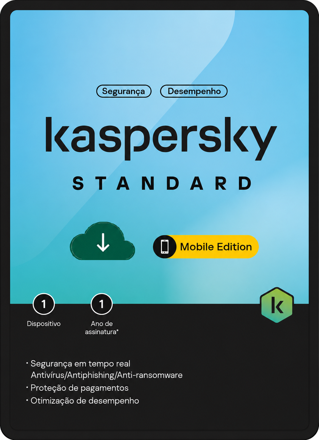Kaspersky Standard Mobile Antivírus - 1PC 1Y