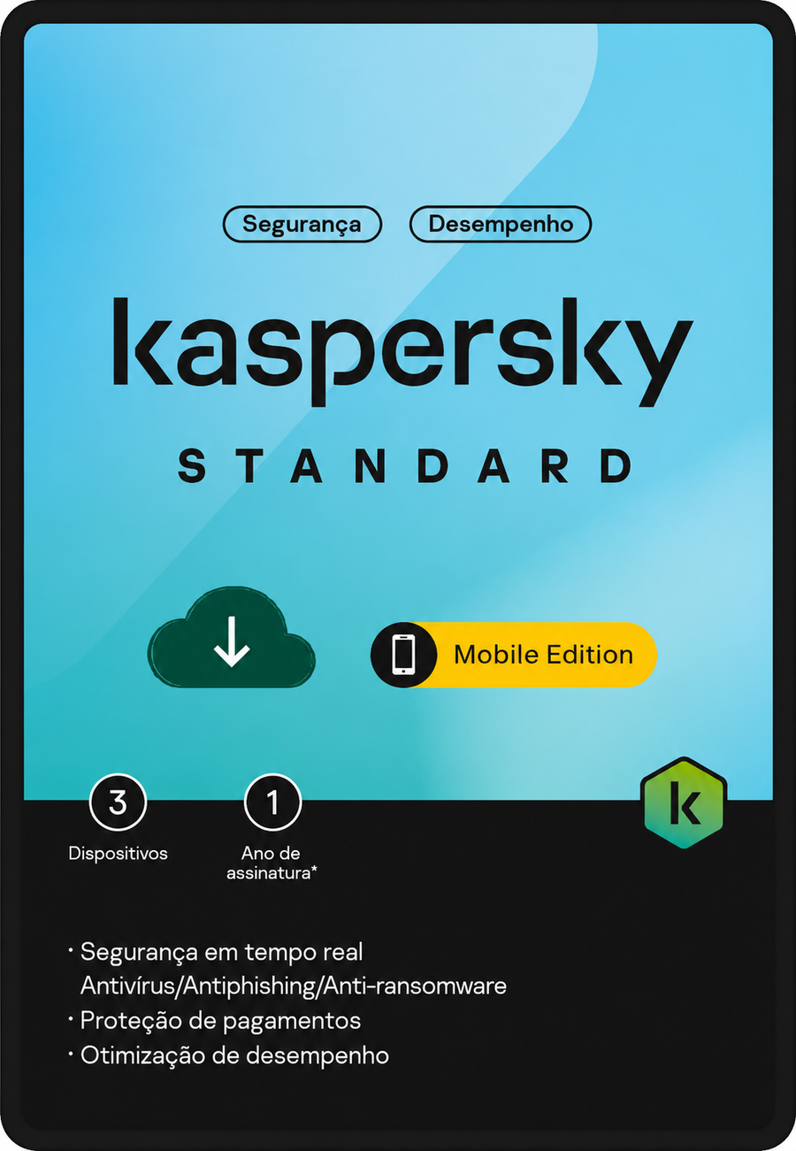 Kaspersky Standard Mobile Antivírus - 3PC 1Y