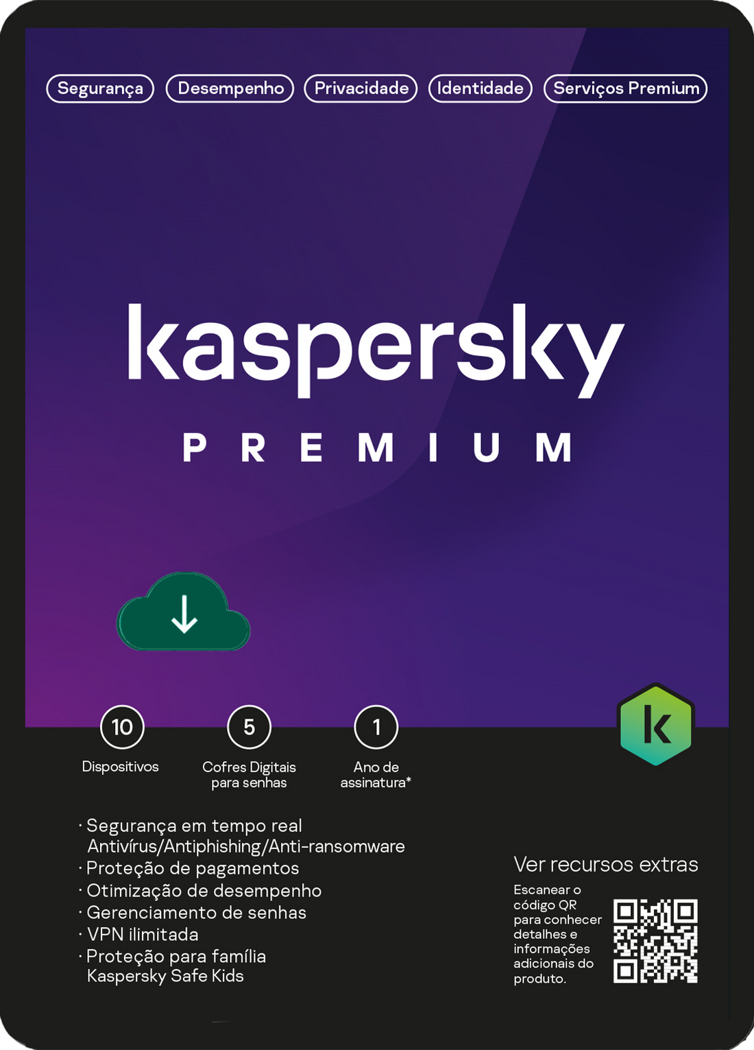 Kaspersky Premium Antivírus - 10PC 1Y