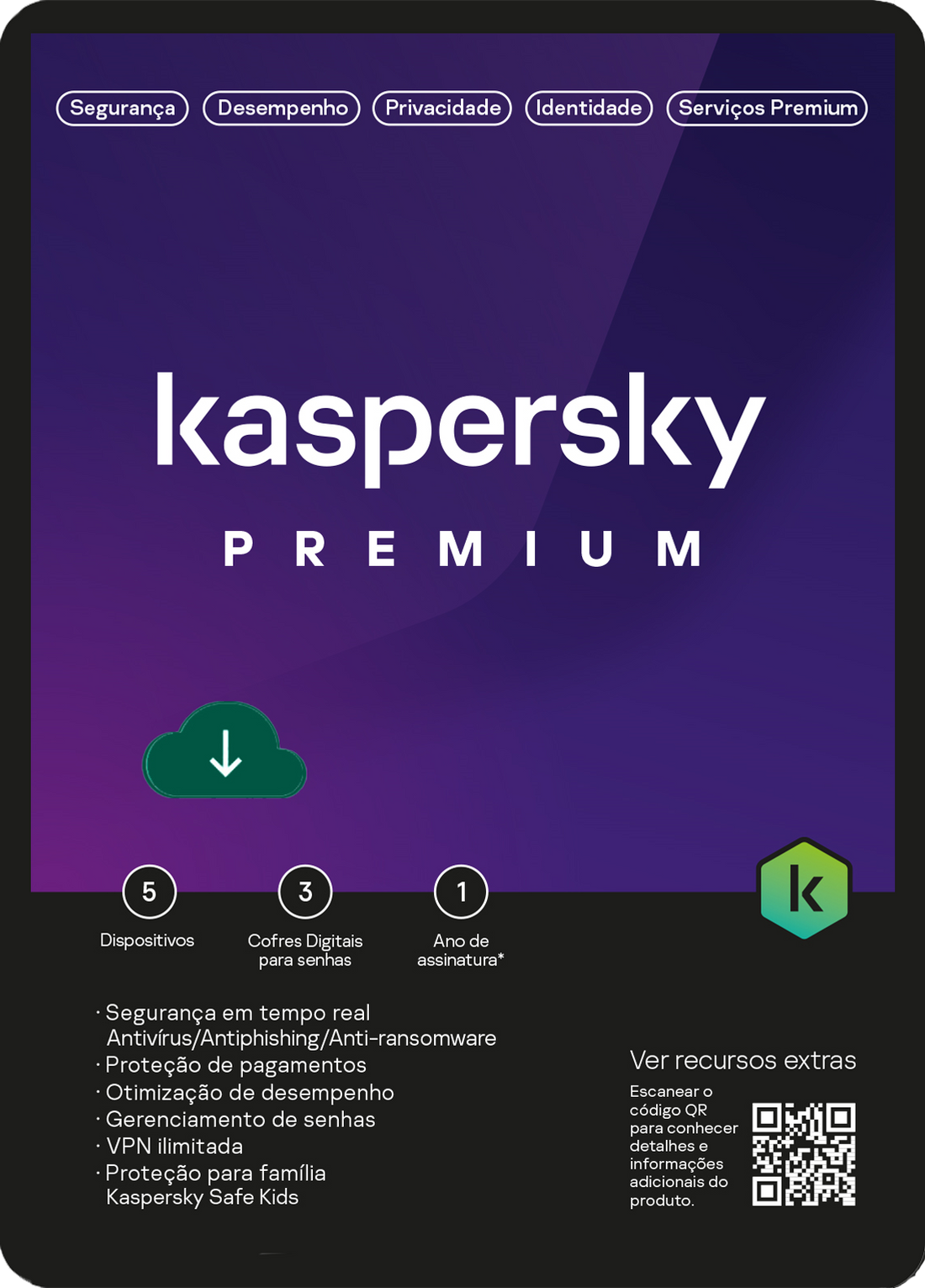 Kaspersky Premium Antivírus - 5PC 1Y