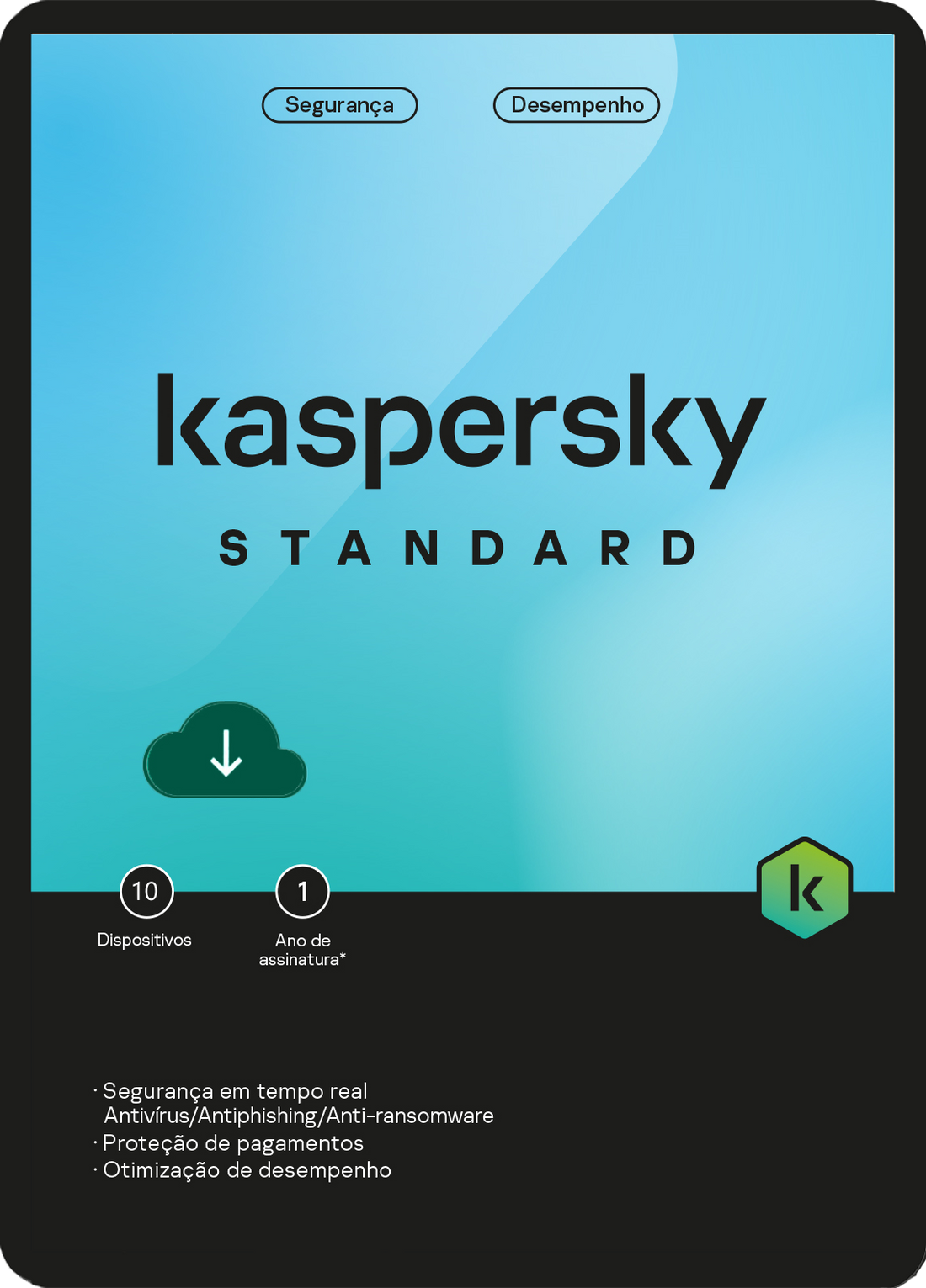 Kaspersky Standard Antivírus - 10PC 1Y