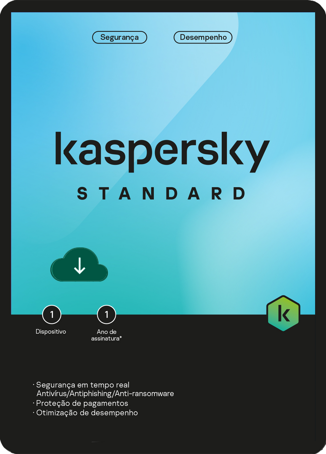 Kaspersky Standard Antivírus - 1PC 1Y